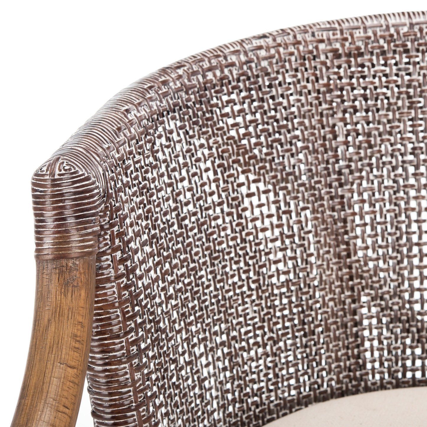 SAFAVIEH Virona sgabello da bar in vimini da 76 cm - 56,5 L x 52 P x 99 A - 56,5Lx52Px99A