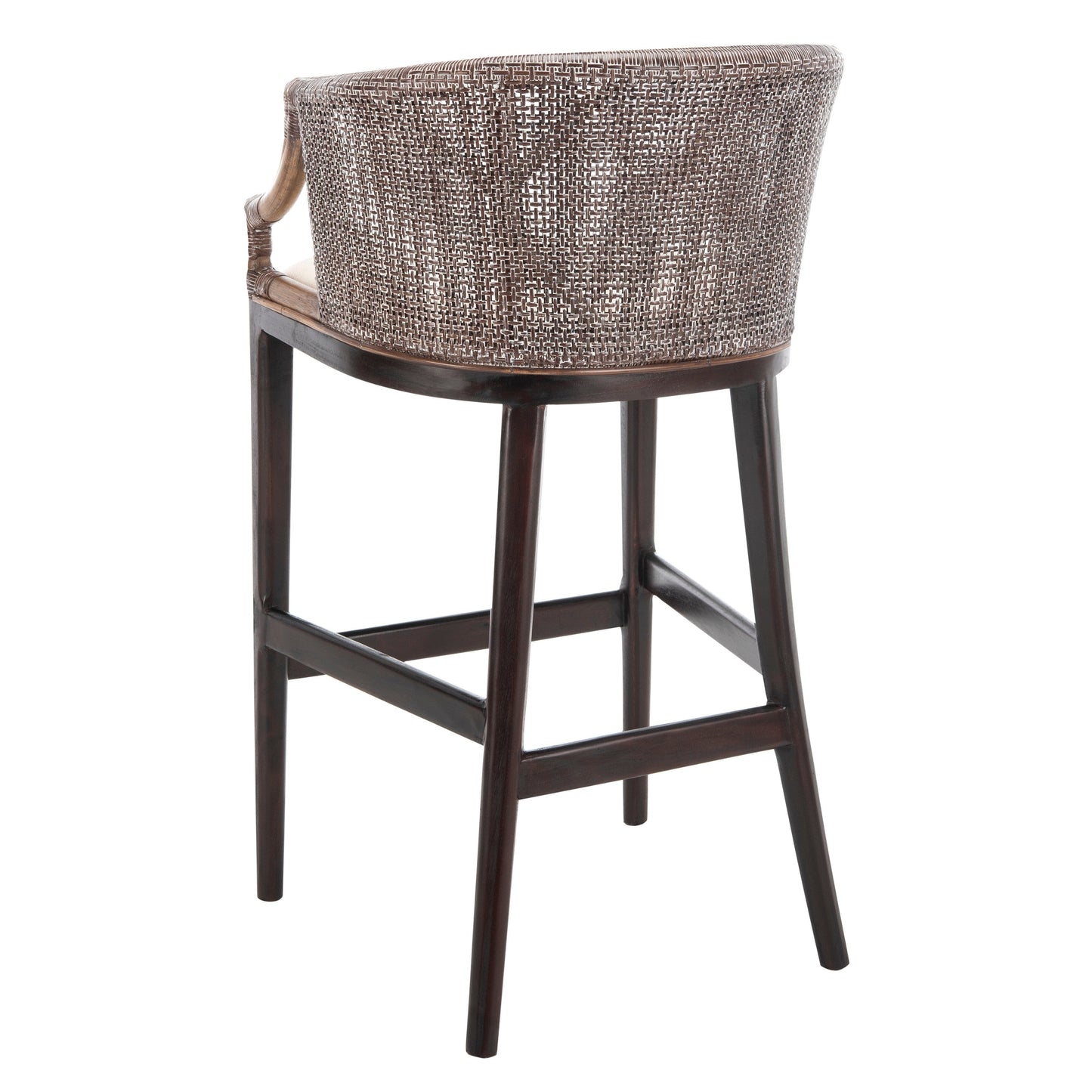 SAFAVIEH Virona sgabello da bar in vimini da 76 cm - 56,5 L x 52 P x 99 A - 56,5Lx52Px99A