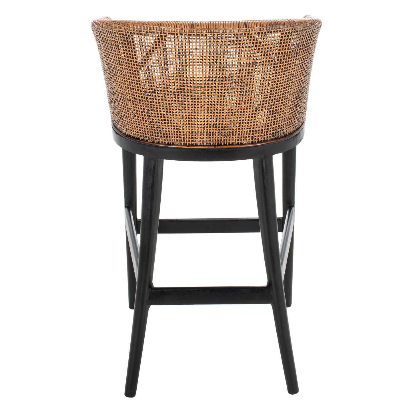 SAFAVIEH Virona sgabello da bar in vimini da 76 cm - 56,5 L x 52 P x 99 A - 56,5Lx52Px99A