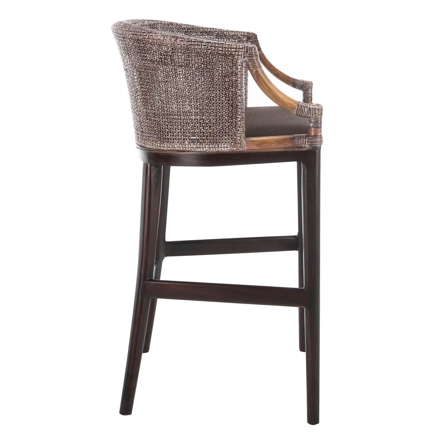 SAFAVIEH Virona sgabello da bar in vimini da 76 cm - 56,5 L x 52 P x 99 A - 56,5Lx52Px99A