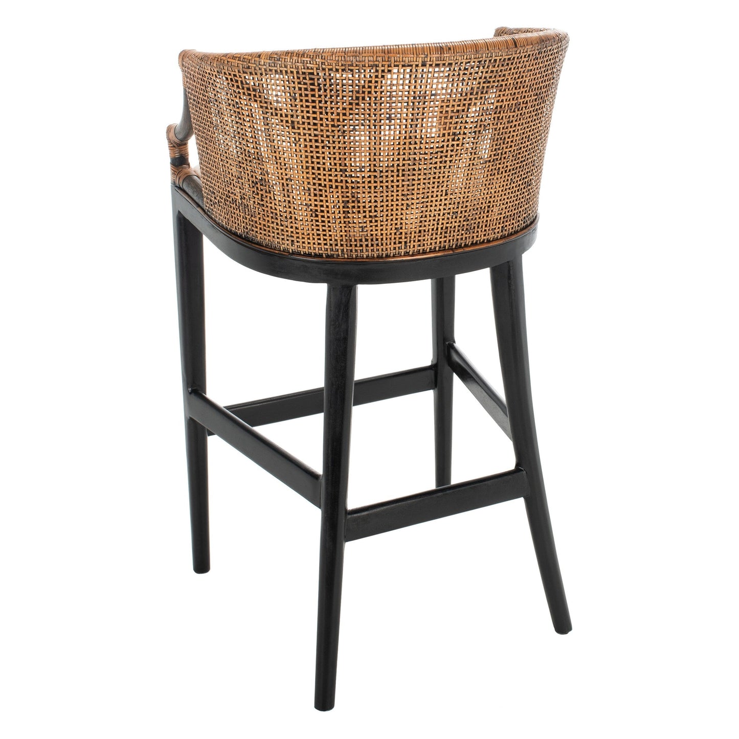 SAFAVIEH Virona sgabello da bar in vimini da 76 cm - 56,5 L x 52 P x 99 A - 56,5Lx52Px99A