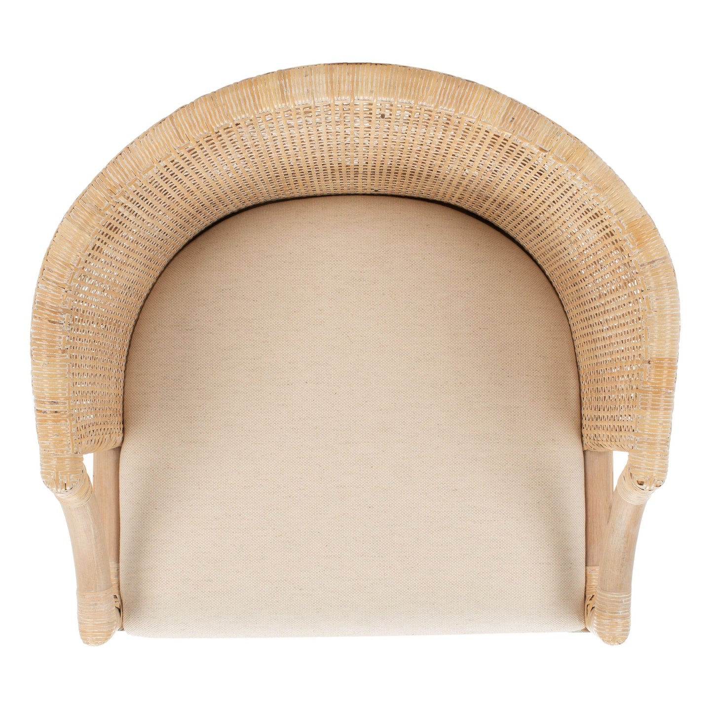 SAFAVIEH Virona sgabello da bar in vimini da 76 cm - 56,5 L x 52 P x 99 A - 56,5Lx52Px99A