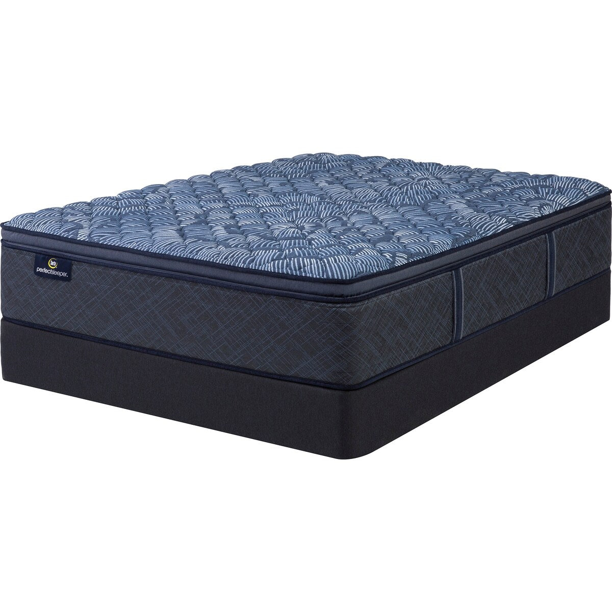 Set materasso Serta Perfect Sleeper Oasis Sleep 14.5 con strato superiore a imbottitura soffice e struttura rigida.