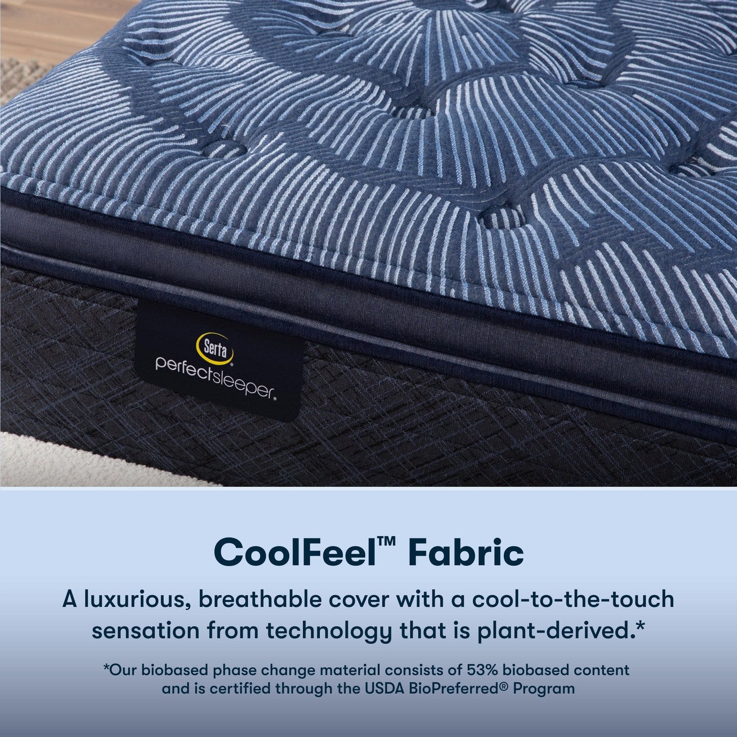Materasso Serta Perfect Sleeper Oasis Sleep 15 con strato superiore in morbido piumino