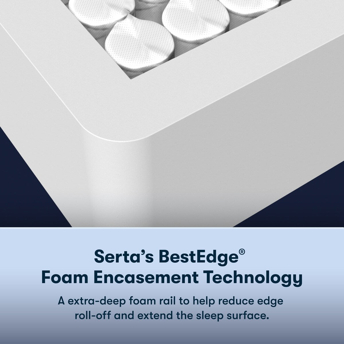 Materasso Serta Perfect Sleeper Oasis Sleep 15 con strato superiore in morbido piumino