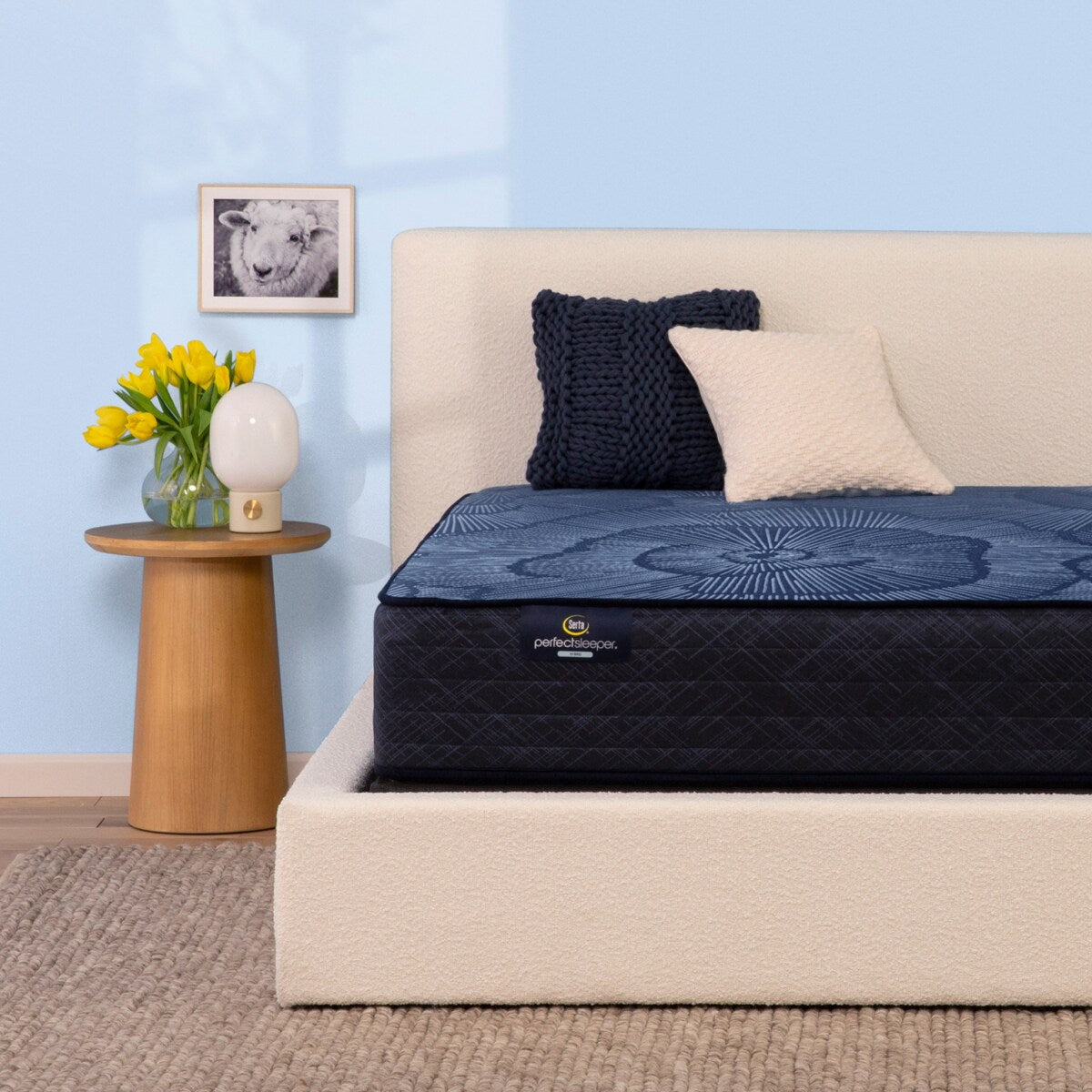 Materasso Serta Perfect Sleeper Pacific Peace 12 Hybrid, rigido.