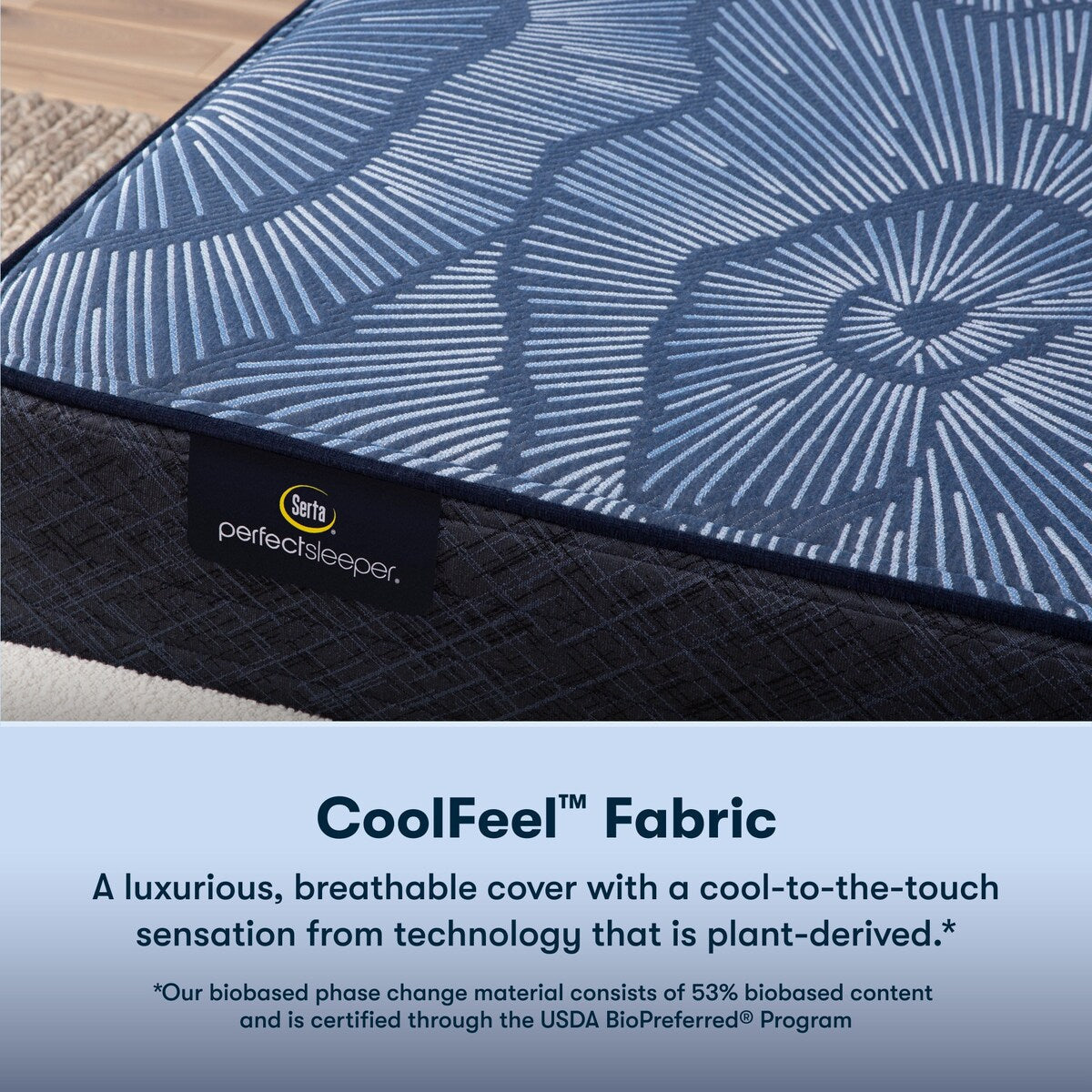Materasso Serta Perfect Sleeper Pacific Peace 12 Hybrid, rigido.