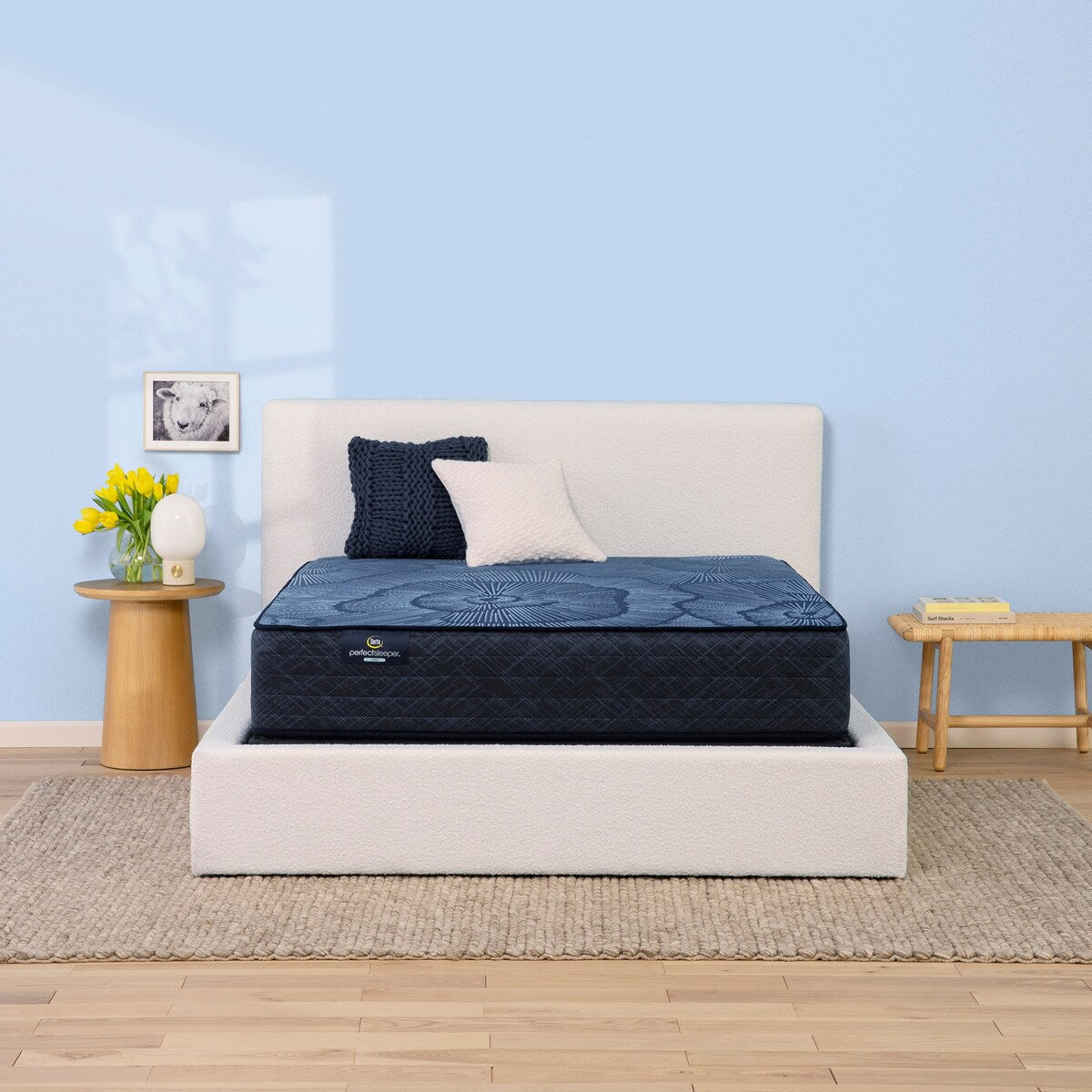 Materasso Serta Perfect Sleeper Pacific Peace 12 Hybrid, rigido.