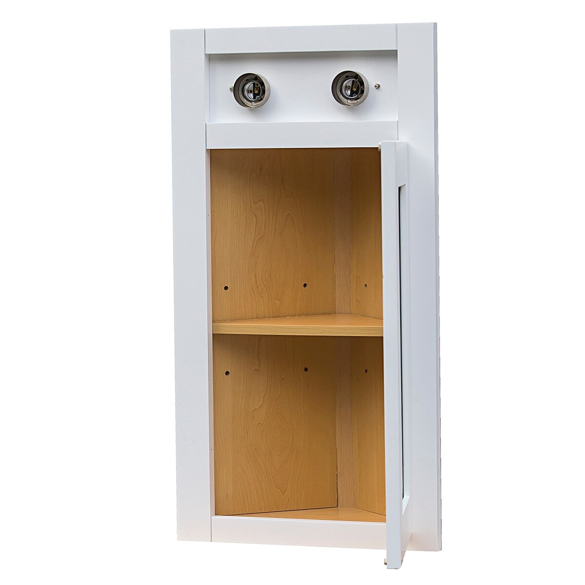 Set da 3 pezzi per mobile da bagno d'angolo in stile Shaker