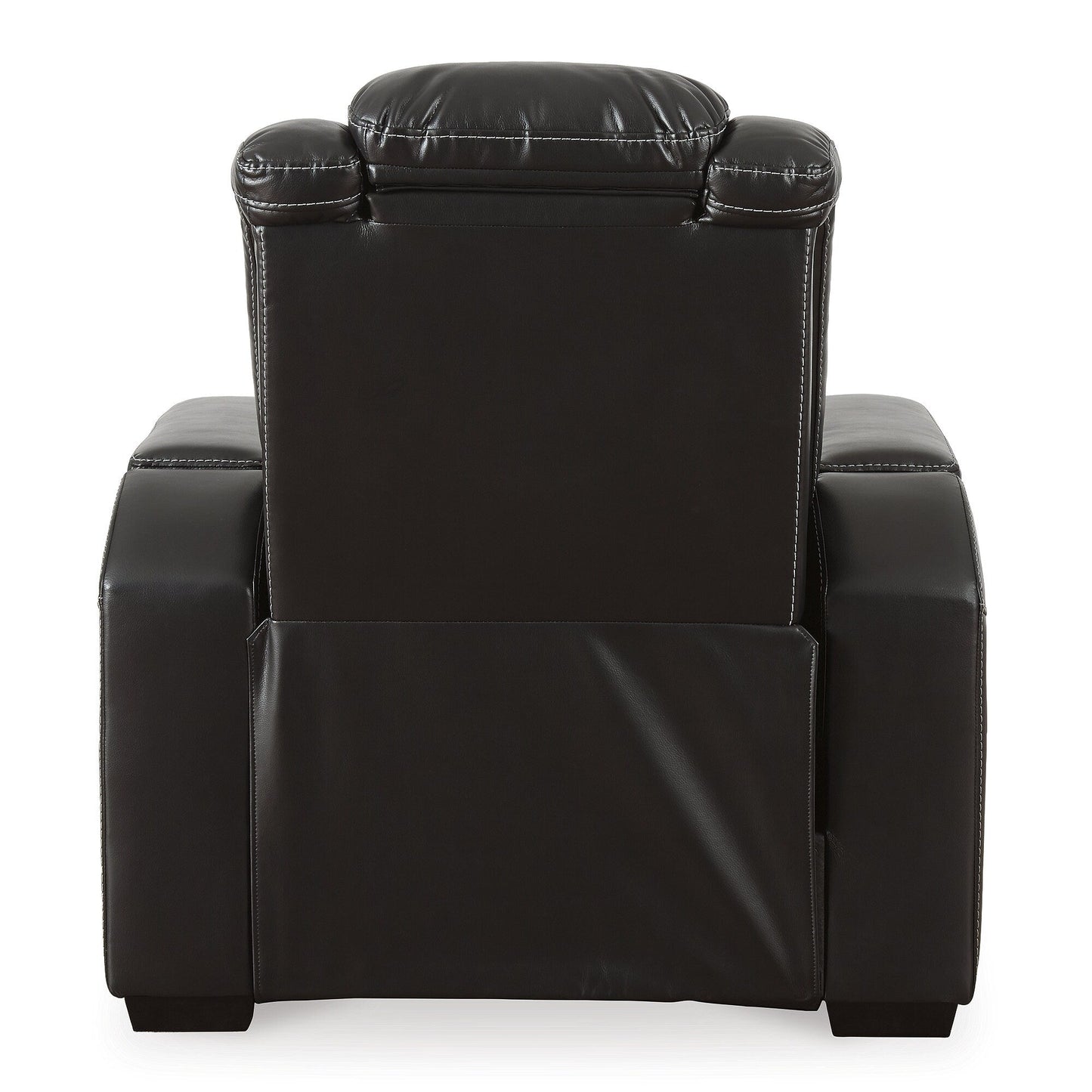 Sedia reclinabile nera con meccanismo di sollevamento elettrico "Party Time" di Signature Design by Ashley