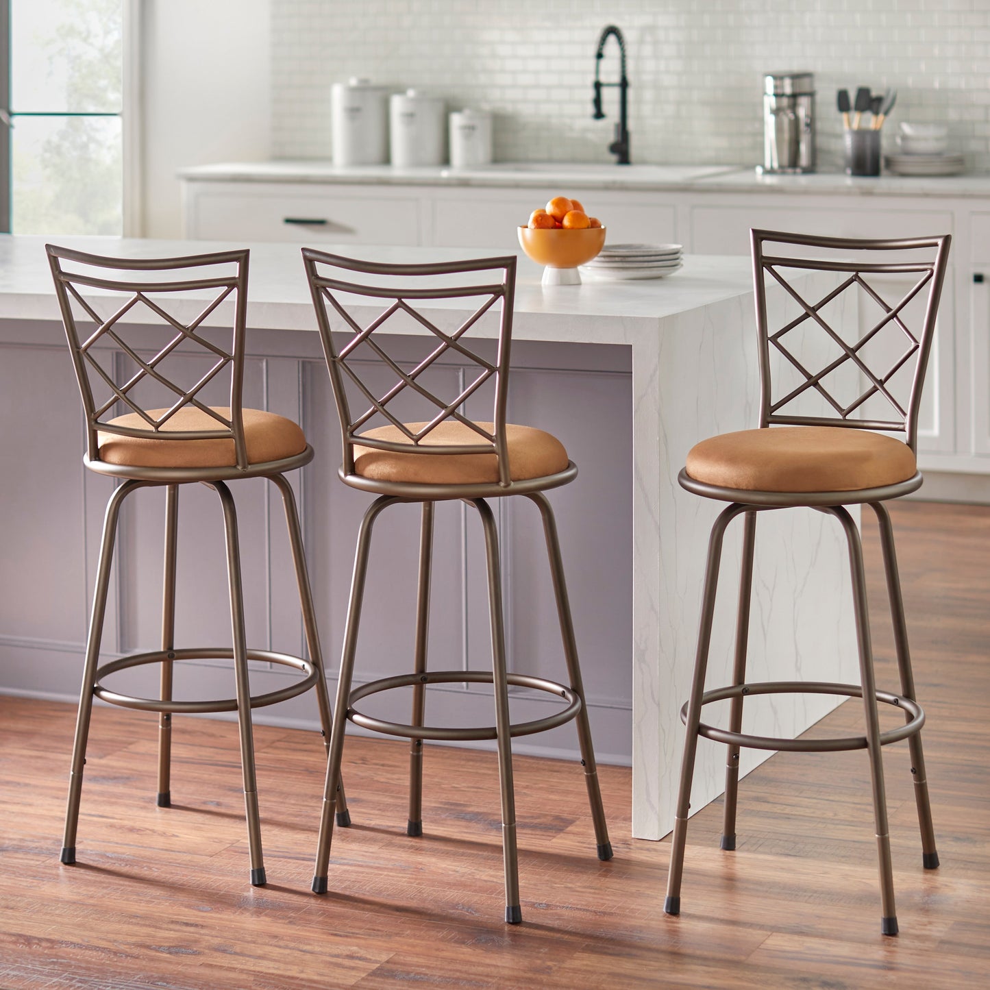 Sgabelli girevoli regolabili in altezza Simple Living Alyssa (confezione da 3)