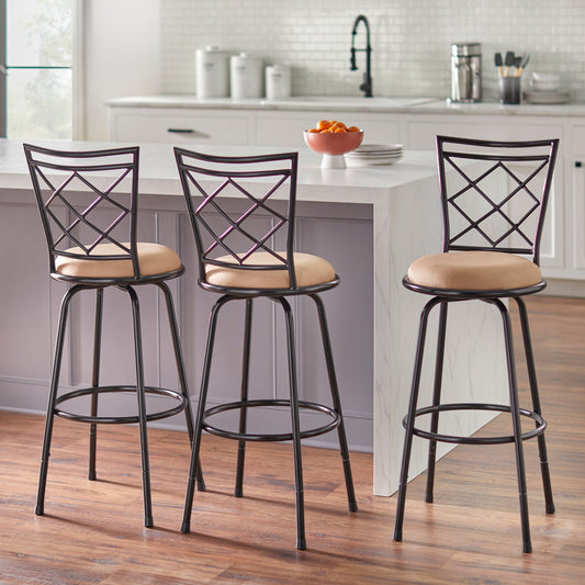 Sgabelli girevoli regolabili in altezza Simple Living Alyssa (confezione da 3)