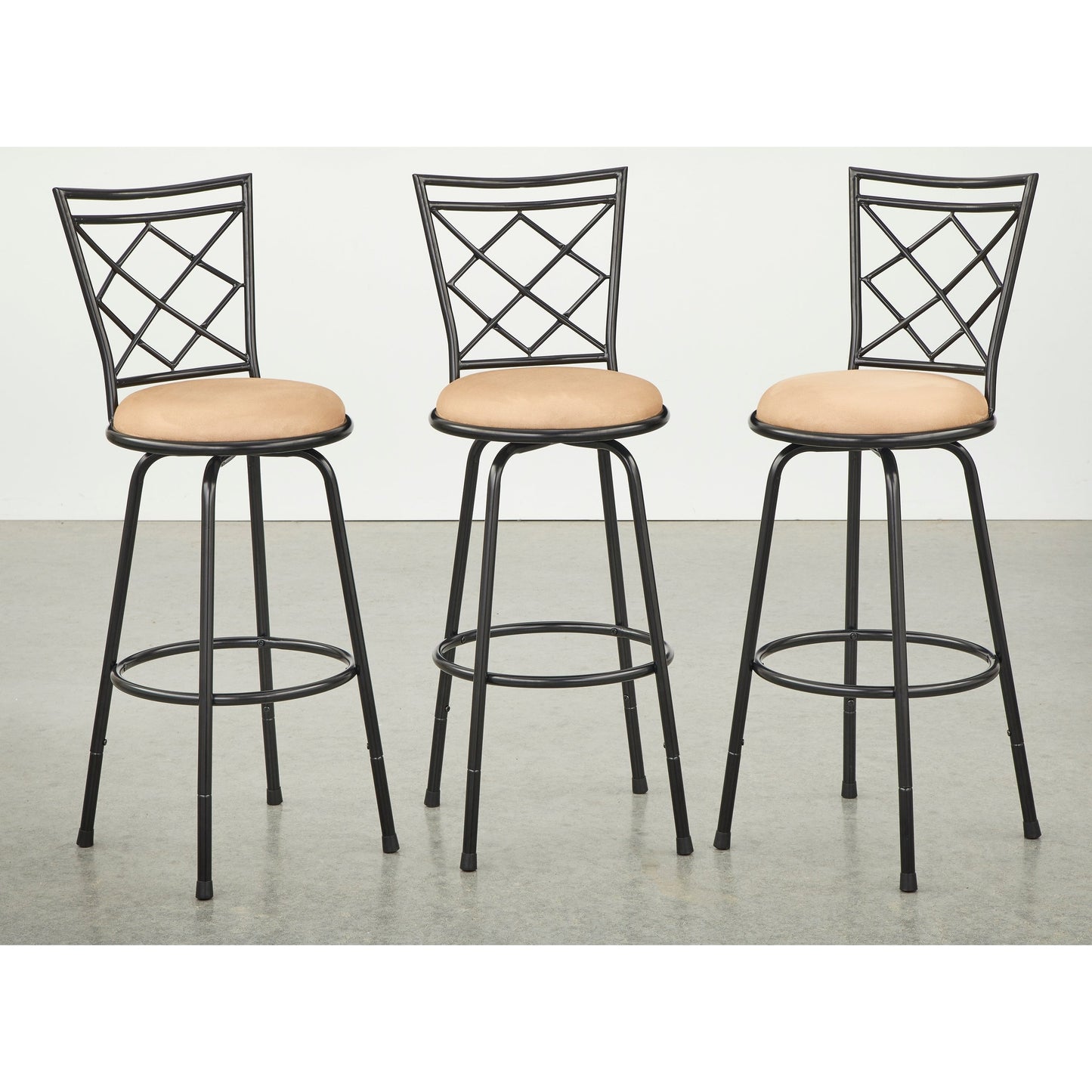 Sgabelli girevoli regolabili in altezza Simple Living Alyssa (confezione da 3)