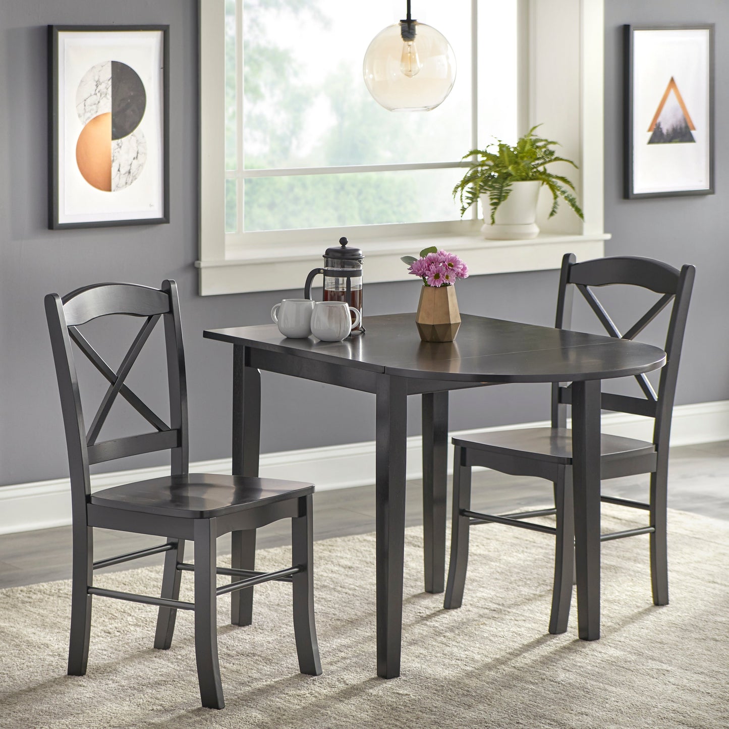 Sgabelli da pranzo in stile cottage country di Simple Living (confezione da 2)