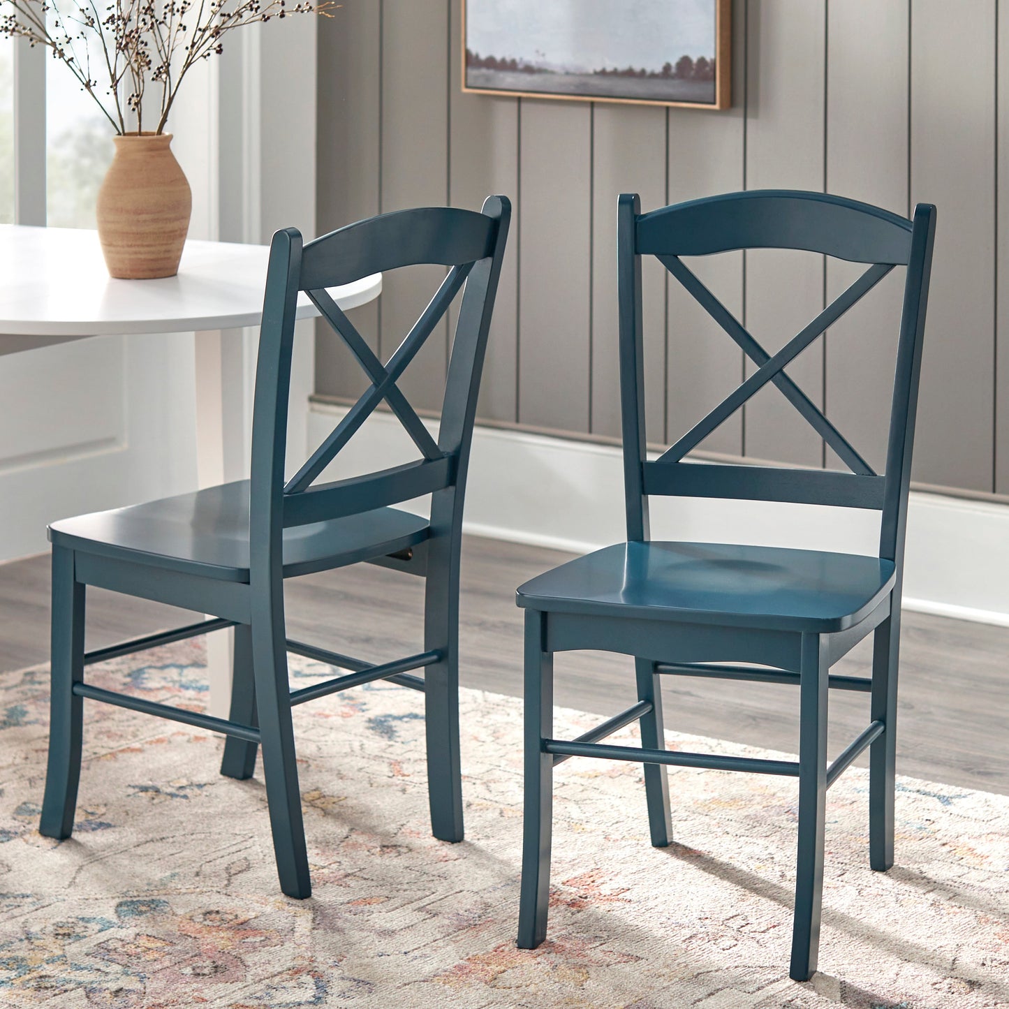 Sgabelli da pranzo in stile cottage country di Simple Living (confezione da 2)