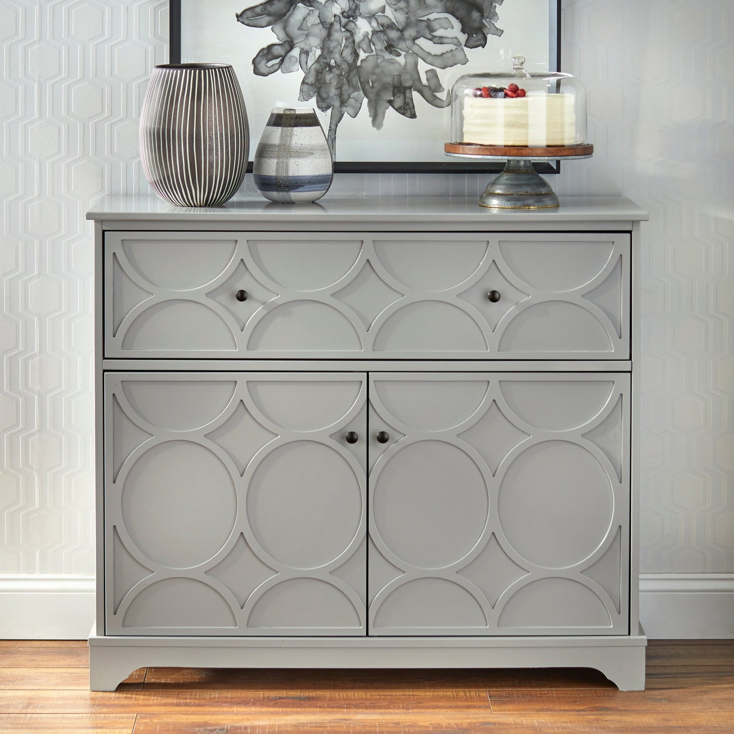 Mobile con anta a forma di cerchio Simple Living Dawson