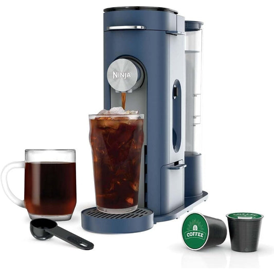 Macchina per caffè monodose, compatibile con K-Cup, serbatoio da 56 once, dimensioni di infusione da 6 a 24 once, opzione caffè ghiacciato.