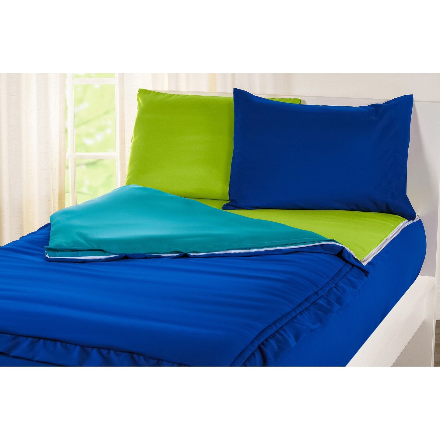 Set di biancheria da letto con cerniera Siscovers Cobalt Blue Bunkie Deluxe