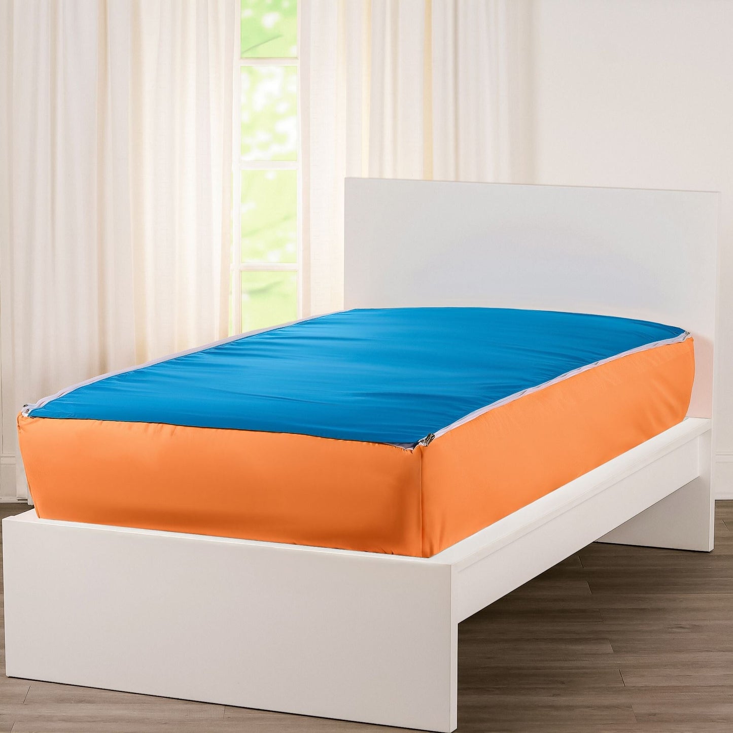 Set di biancheria da letto Siscovers Orange Bunkie Deluxe con cerniera