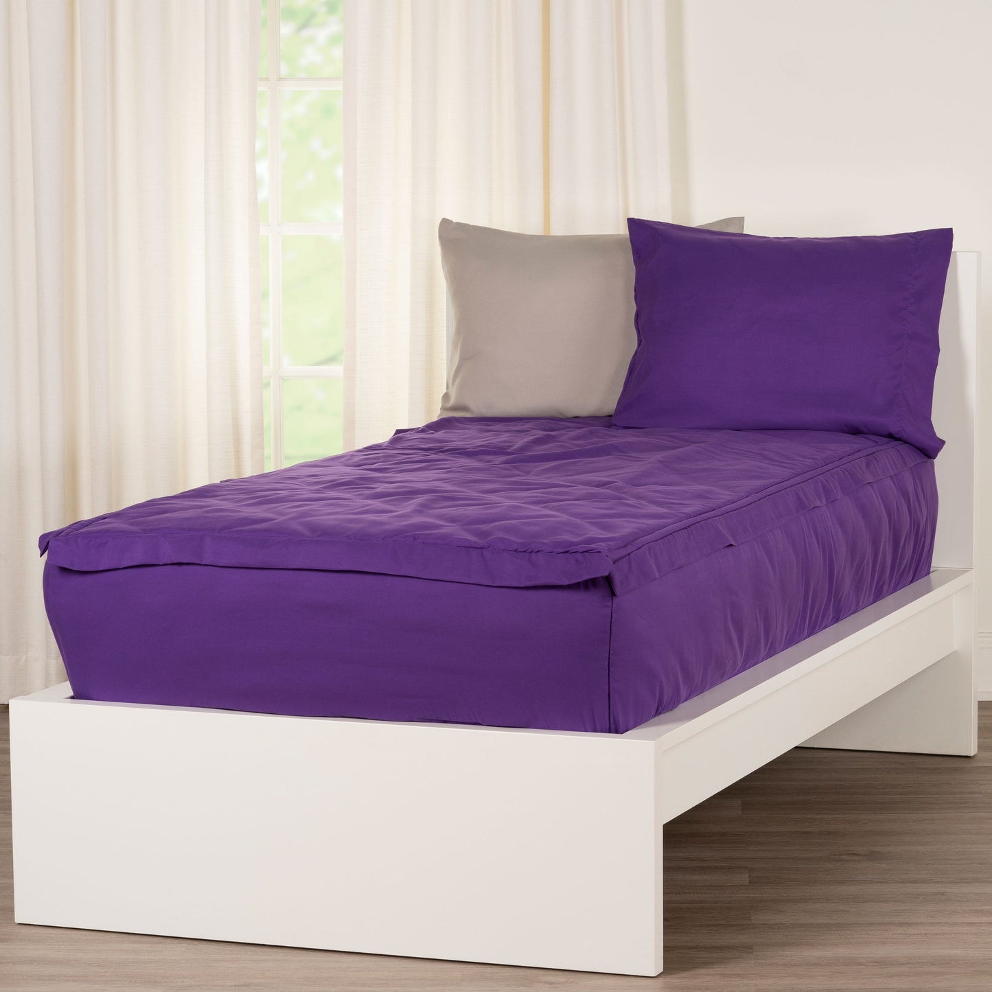 Set di biancheria da letto con cerniera Siscovers Purple Bunkie Deluxe