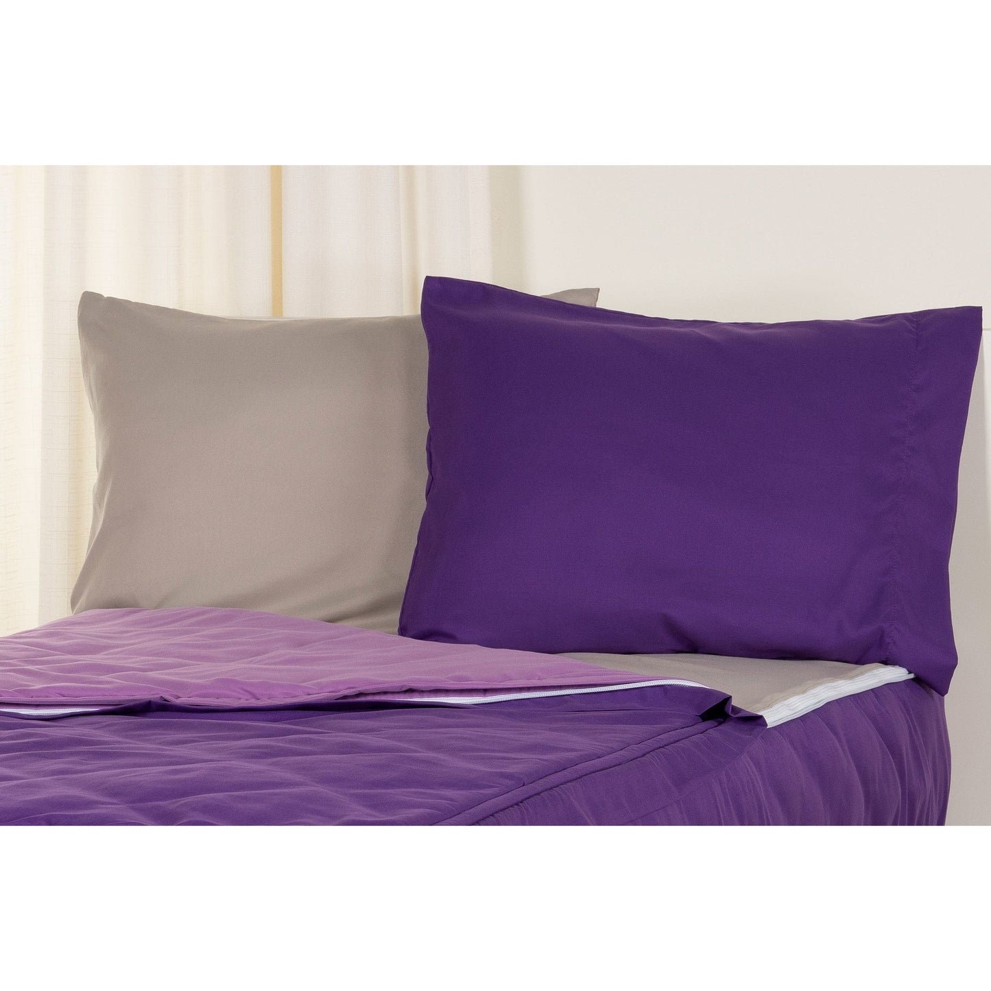 Set di biancheria da letto con cerniera Siscovers Purple Bunkie Deluxe