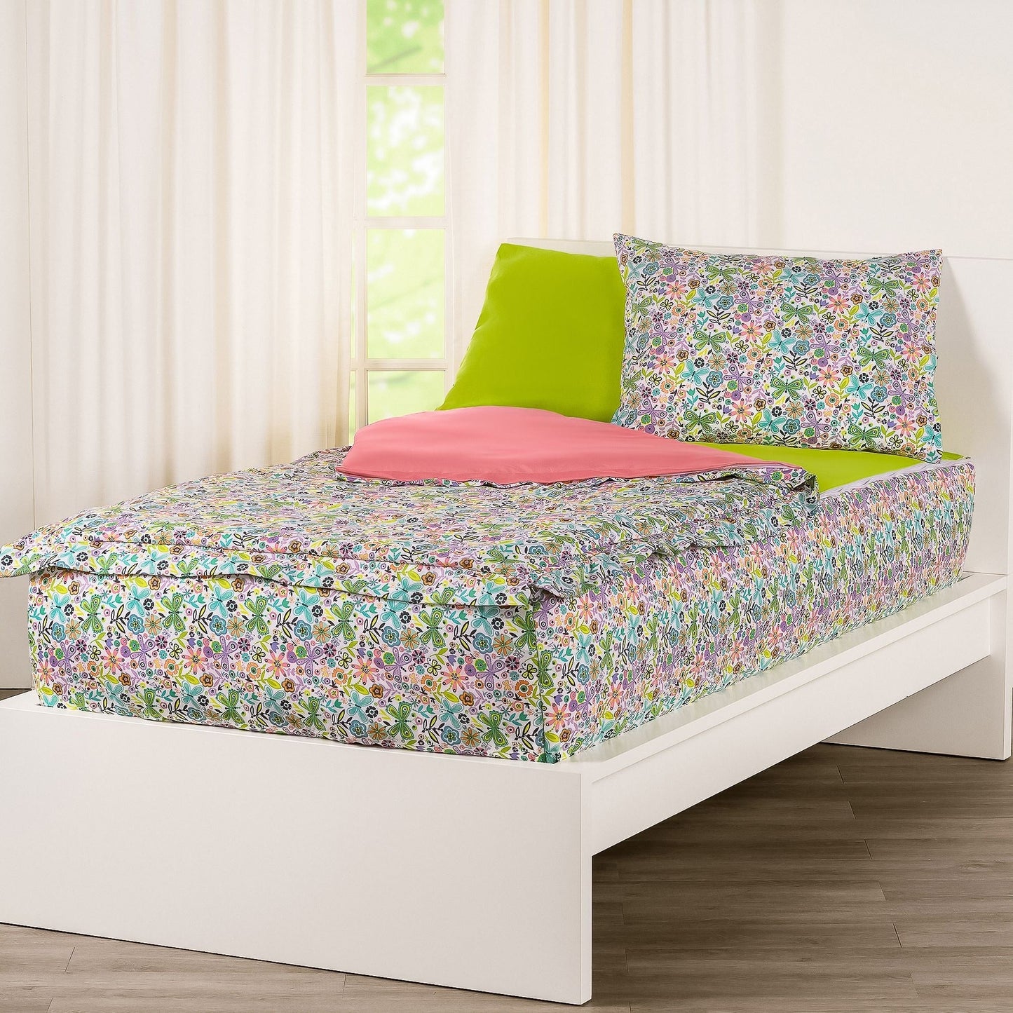 Set di biancheria da letto con cerniera Siscovers Quiet Garden Bunkie Deluxe