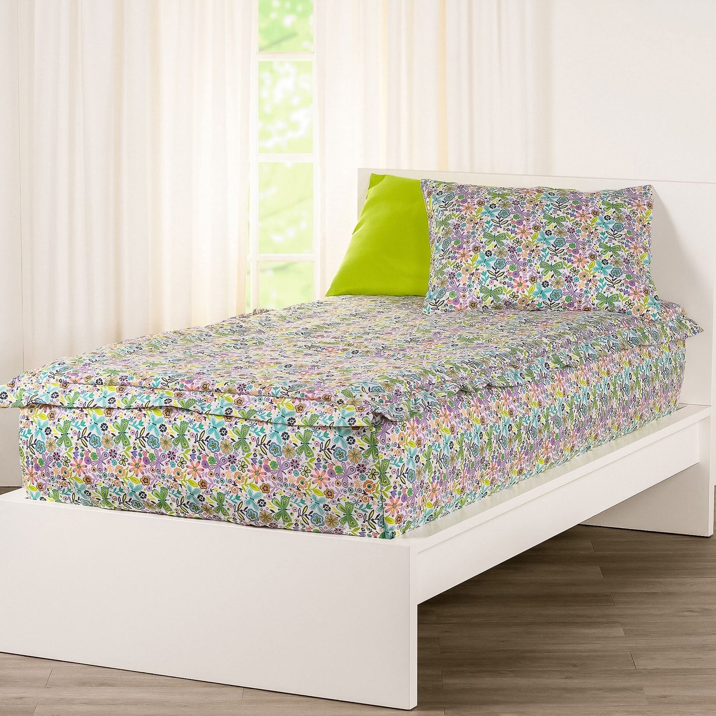 Set di biancheria da letto con cerniera Siscovers Quiet Garden Bunkie Deluxe
