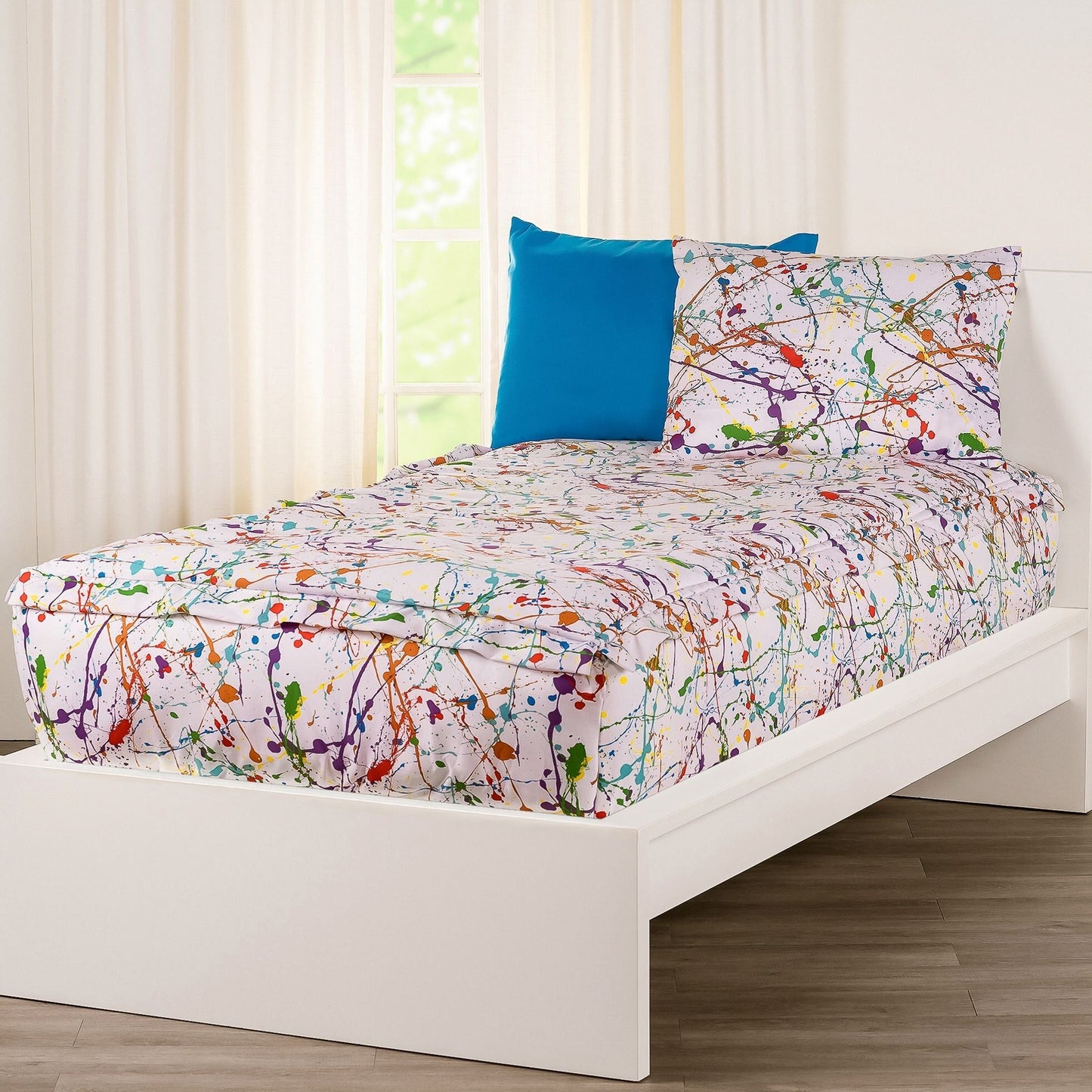 Set di biancheria da letto Siscovers Splashed and Splattered Bunkie Deluxe con cerniera