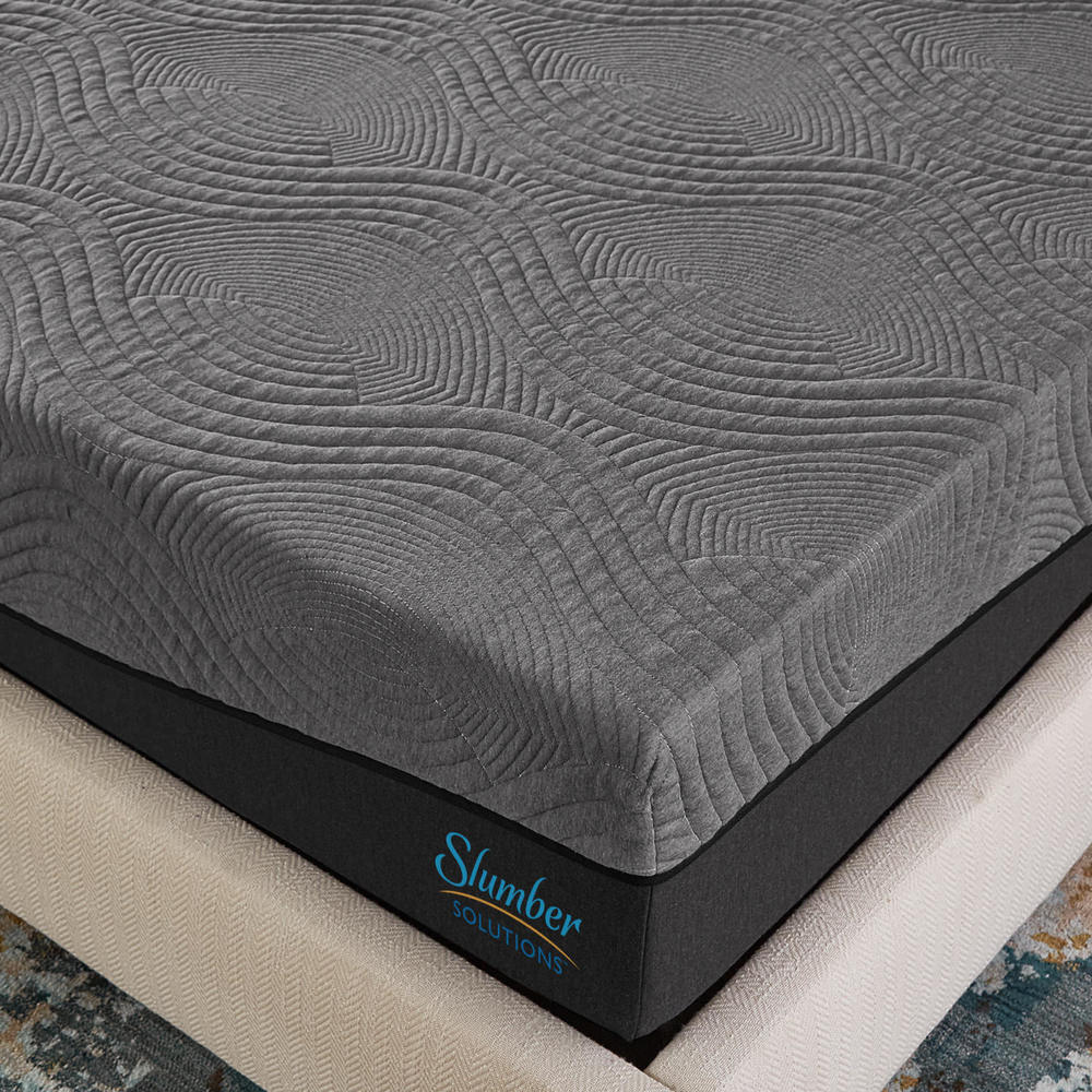 Materasso in schiuma viscoelastica con carbone attivo Active da 14 pollici di Slumber Solutions