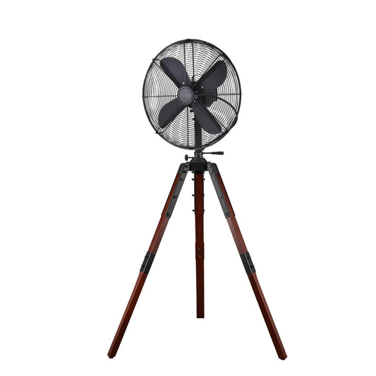 Ventilatore da terra Star Fans Star Tripod da 16 pollici con gambe in legno