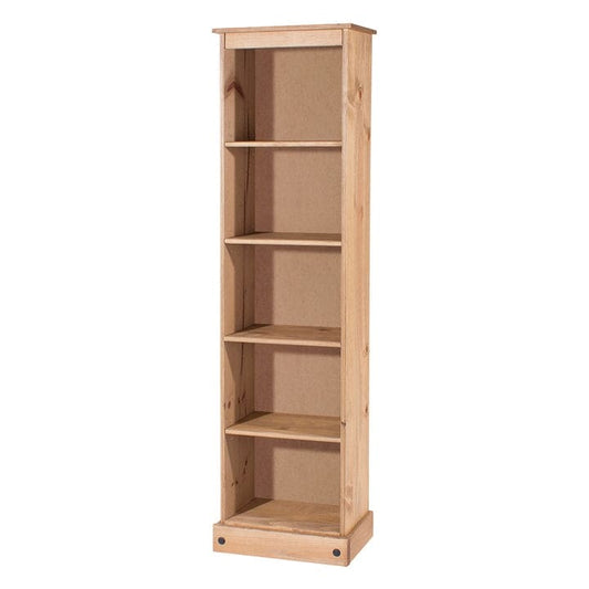 Scaffale a muro alto e stretto in legno, collezione Corona | Furniture Dash