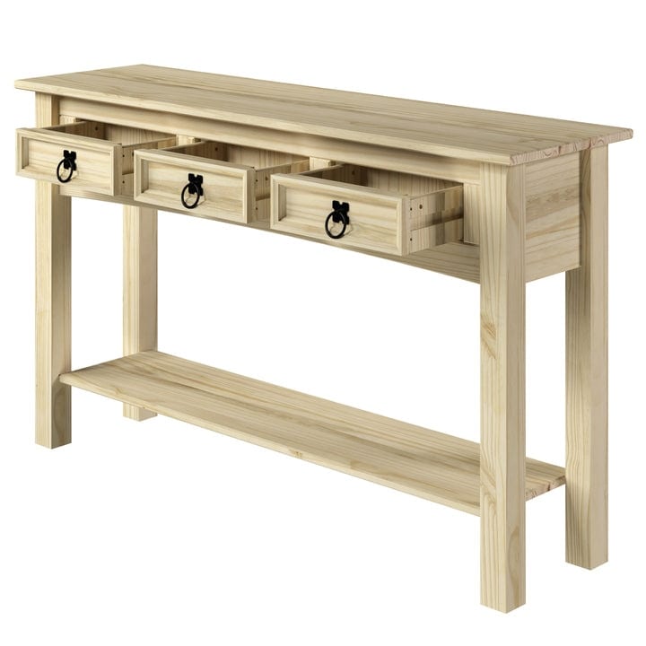 Console in legno per ingresso con 3 cassetti Corona | Furniture Dash - N/A