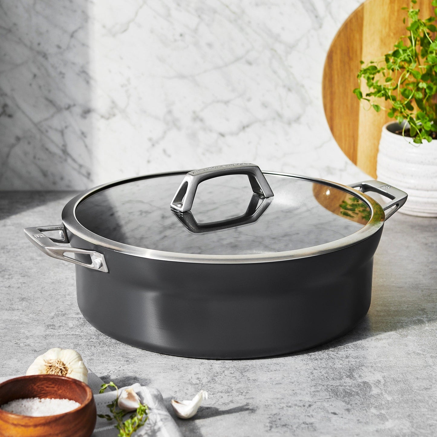 Pentola da forno olandese antiaderente ZWILLING Motion in alluminio ad anodizzazione dura