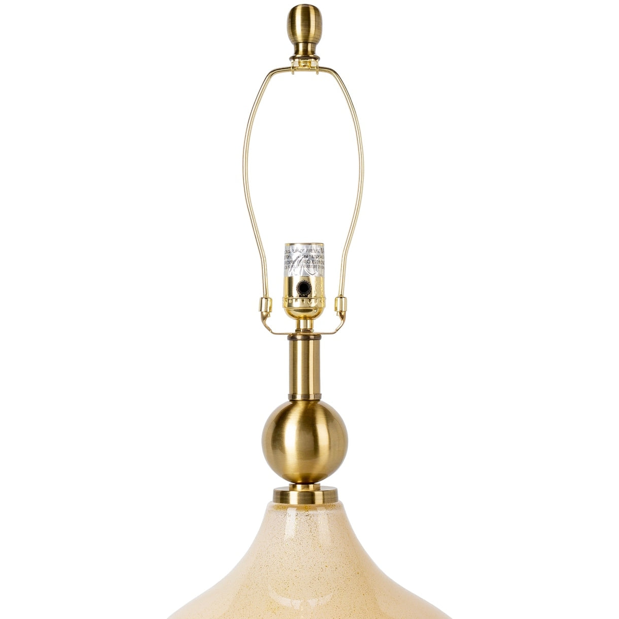 Lampada da tavolo Zayaan in vetro dipinto a forma di zucca