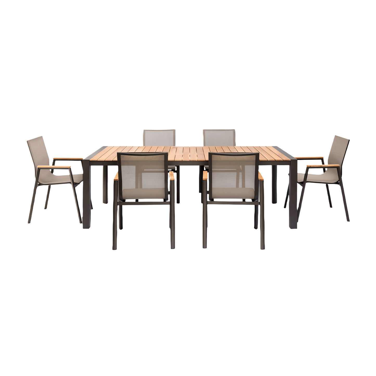 Set da pranzo per esterni Aviana Taupe