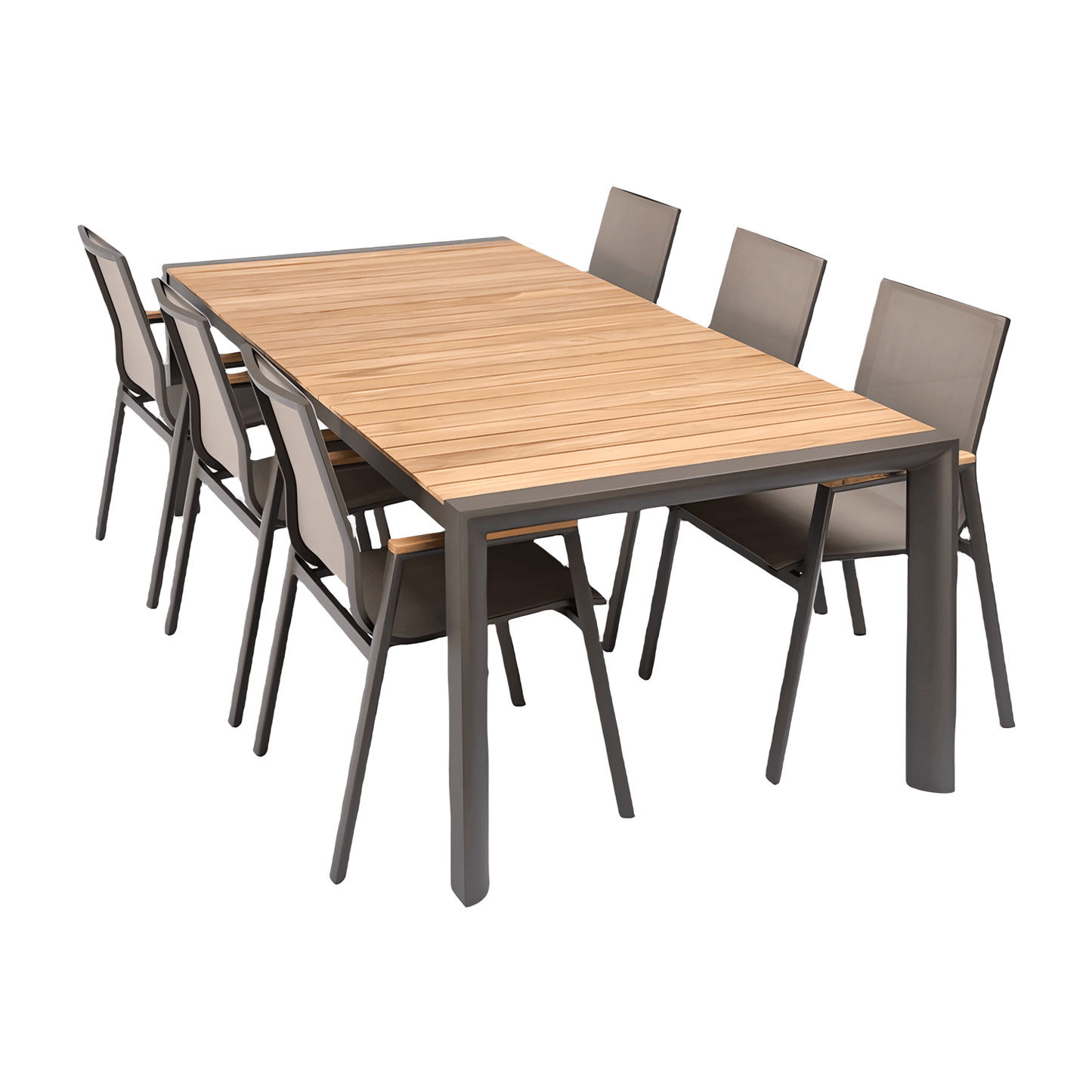 Set da pranzo per esterni Aviana Taupe