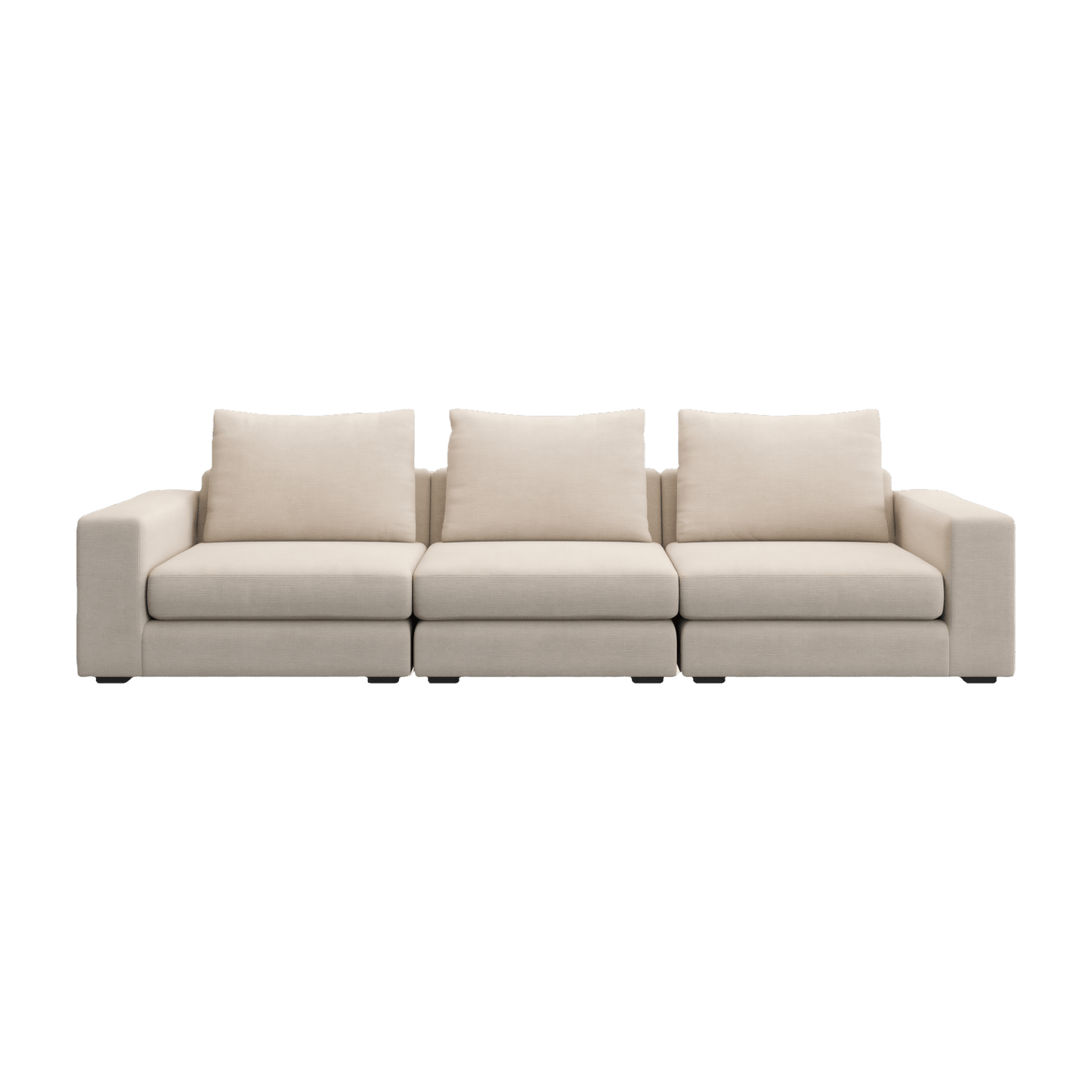 Divano Braxton 3 pezzi crema