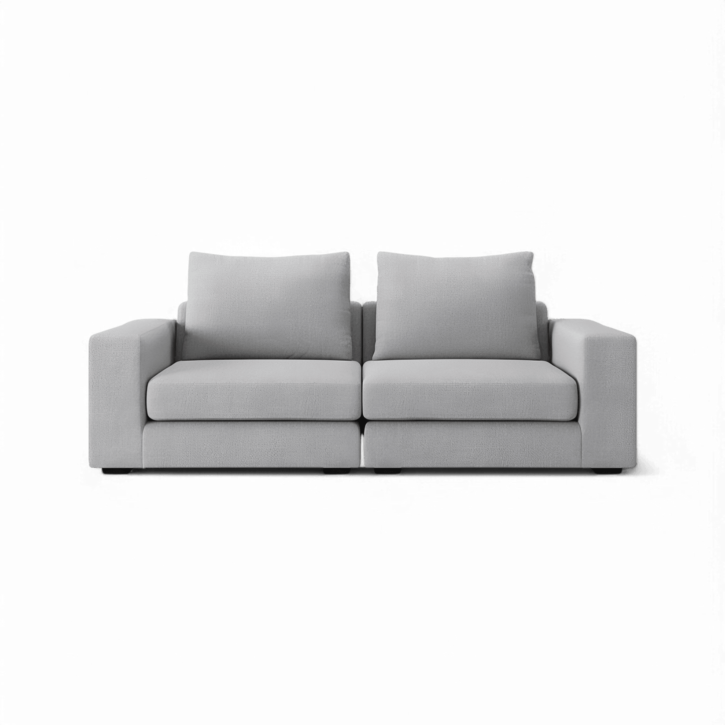 Divano Braxton 2 pezzi grigio