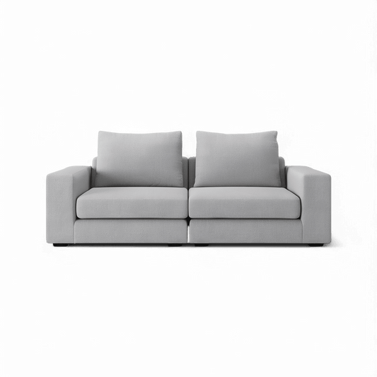 Divano Braxton 2 pezzi grigio