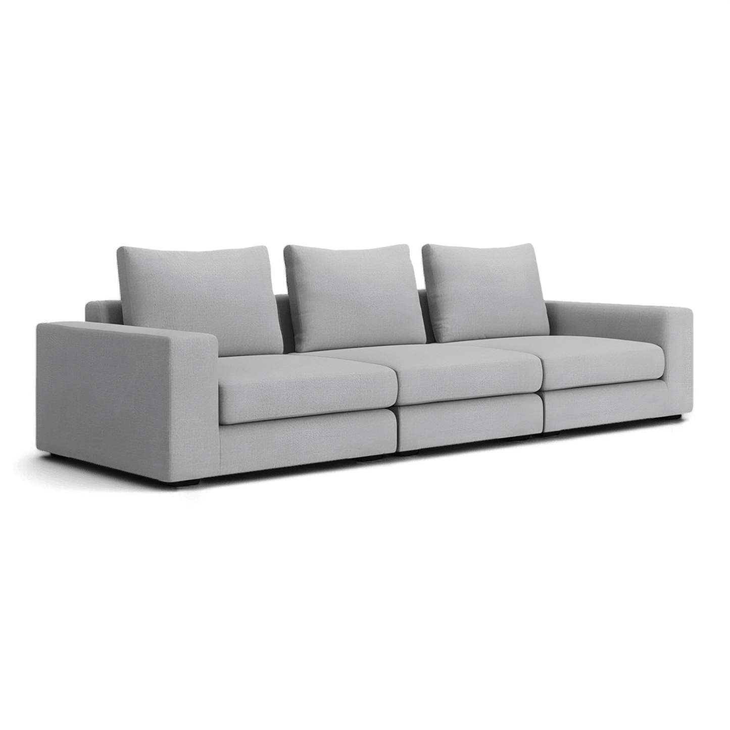 Divano Braxton 3 pezzi grigio