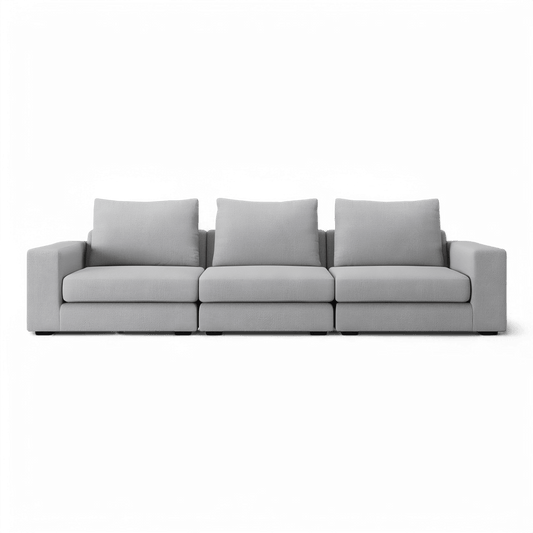 Divano Braxton 3 pezzi grigio