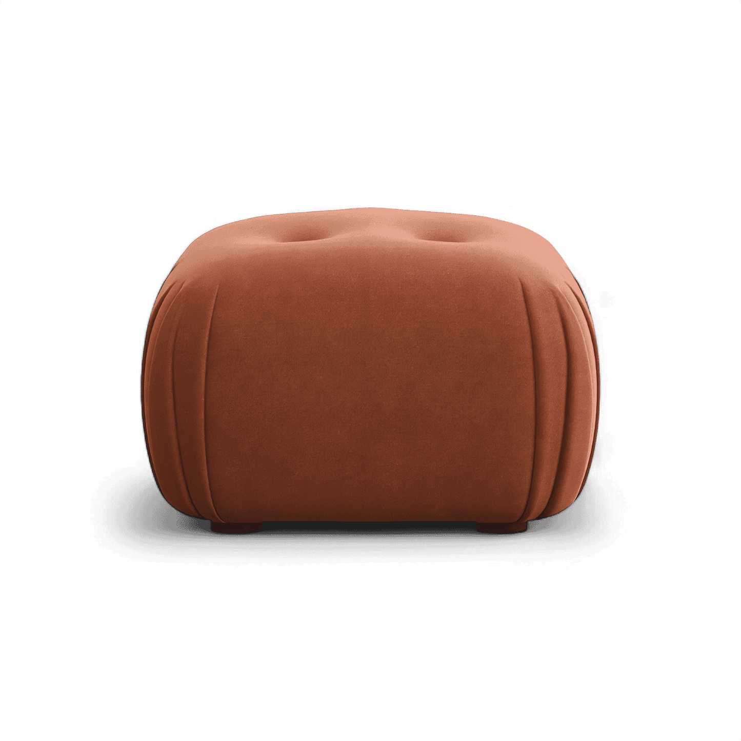 Rune Ottoman Terracotta Velluto