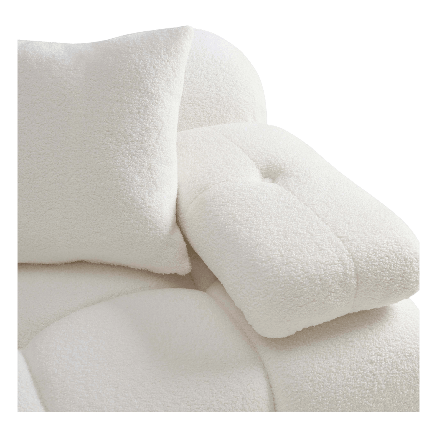 Divano componibile modulare Solace Off White da 4 pezzi