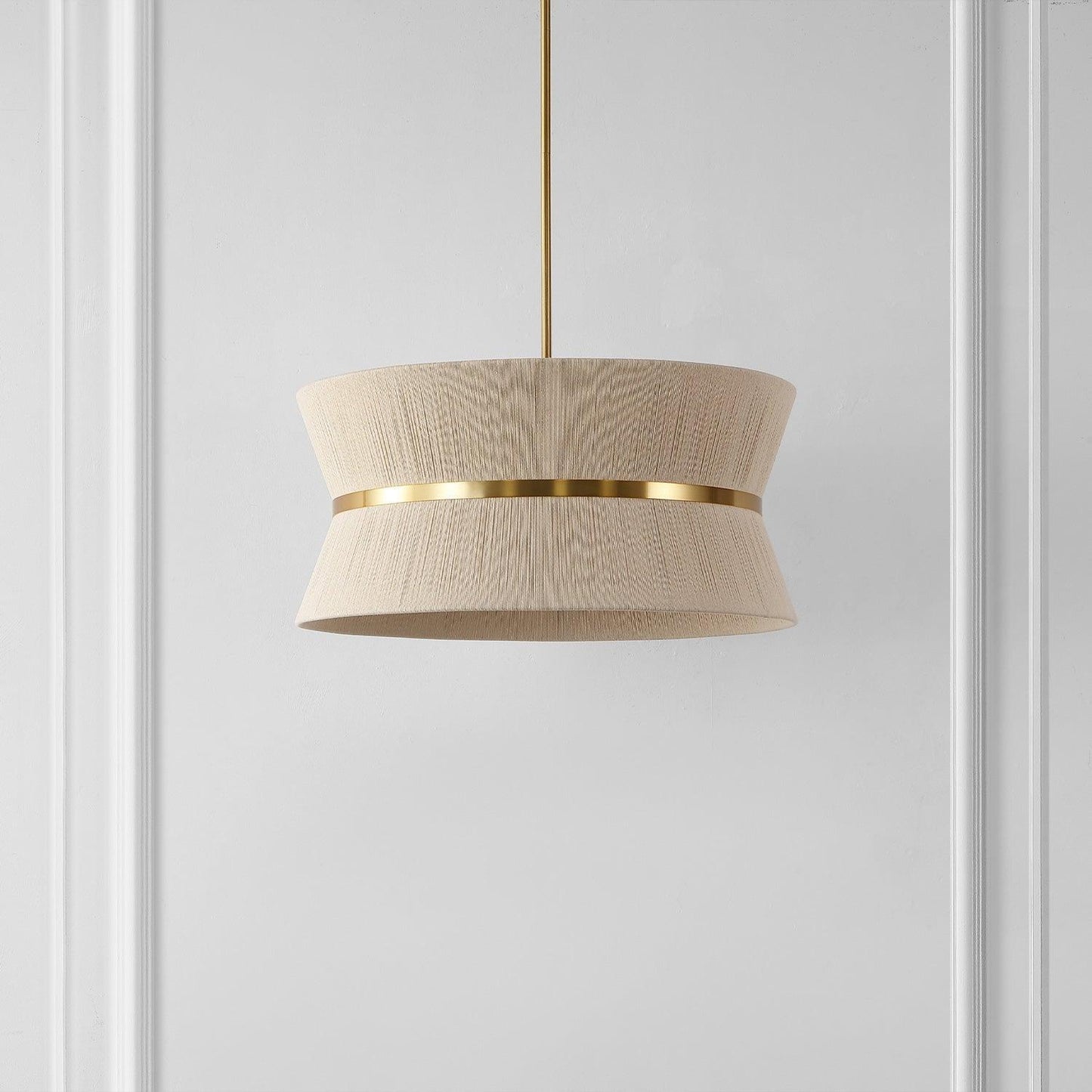 Lampadario Soleil in ottone