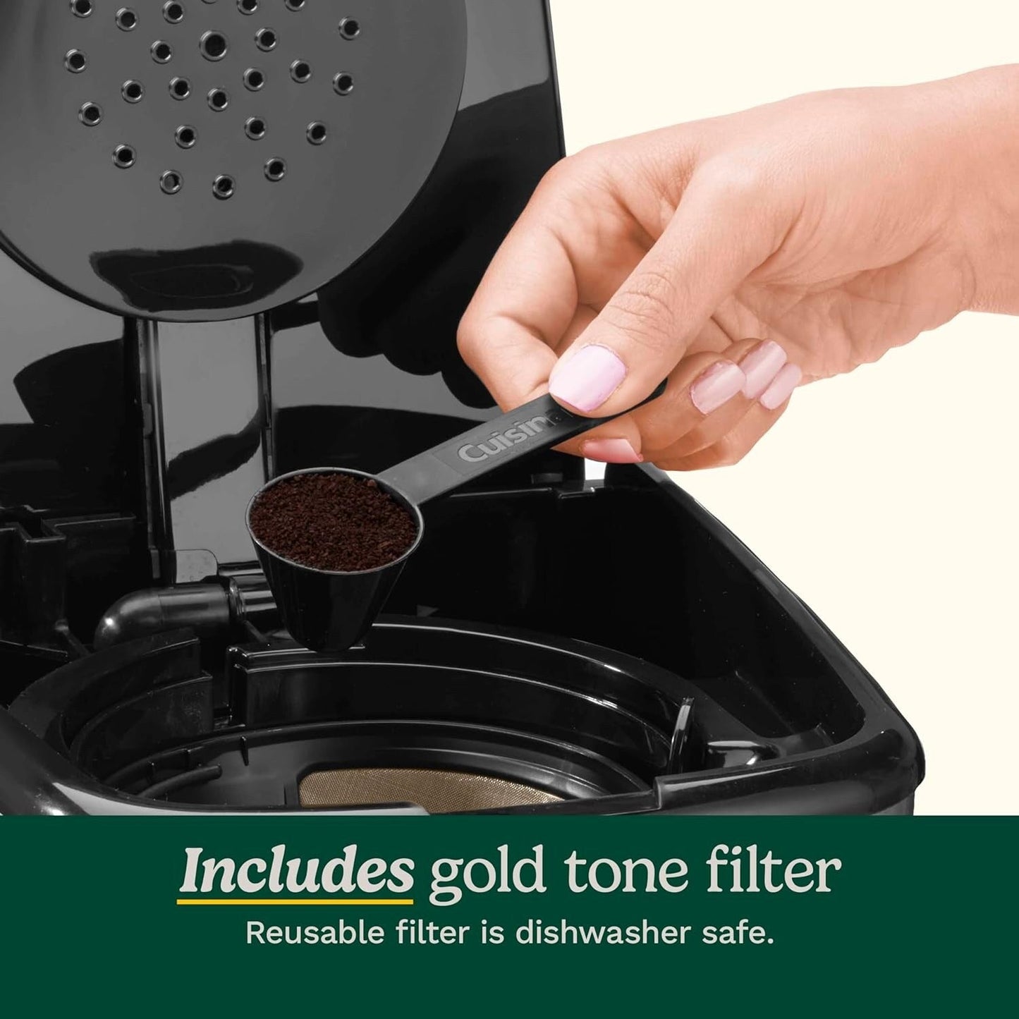 Macchina per caffè programmabile da 14 tazze, brocca di vetro, controllo dell'intensità del caffè, impostazione da 1 a 4 tazze, acciaio inossidabile nero.