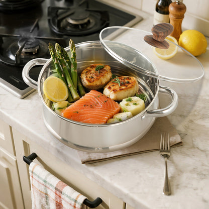 Set di pentolame da cucina in granito da 17 pezzi, set di pentole e padelle antiaderenti.
