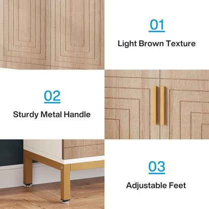 Mobile porta scarpe moderno con ante, capiente e a 6 ripiani, per riporre fino a 20 paia di scarpe, ideale per l'ingresso.