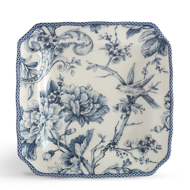 Servizio da tavola in porcellana 222 Fifth Adelaide da 16 pezzi, blu