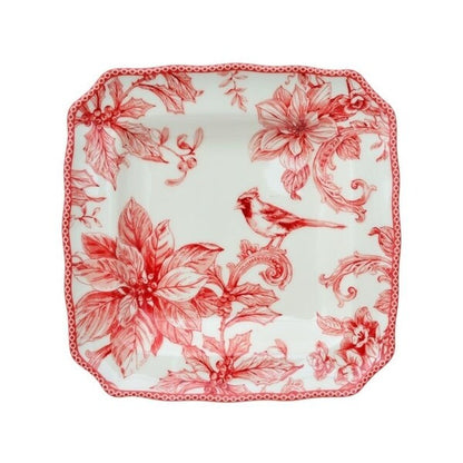 Set di stoviglie da pranzo 222 Fifth Christmas Lane da 16 pezzi, per 4 persone.