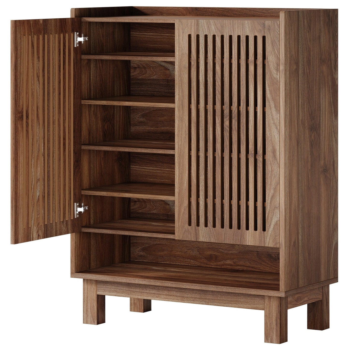 Mobile porta scarpe con anta per 24 paia, per ingresso e soggiorno